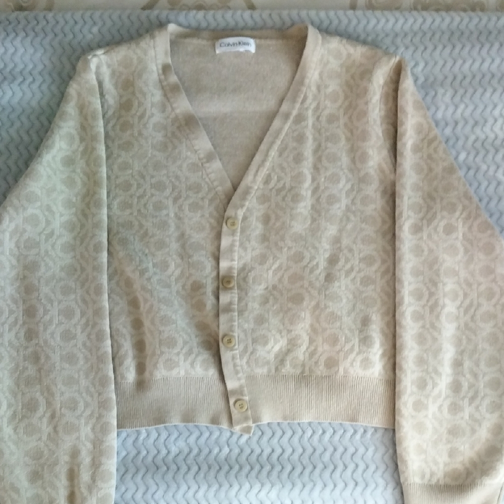 Calvin Klein Beige Women's Cardigan